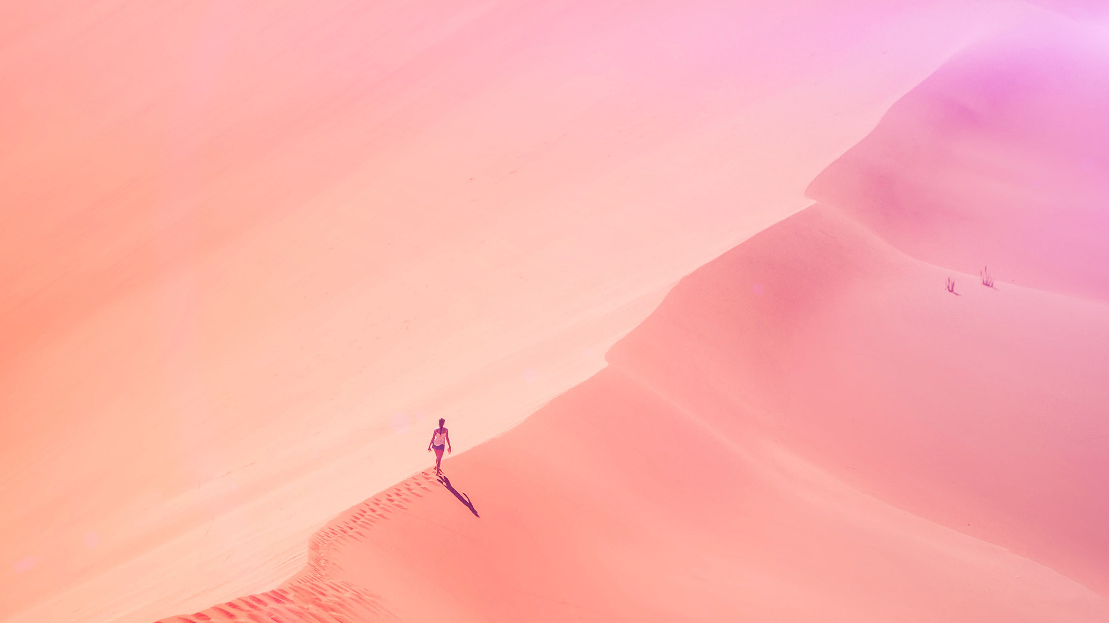 Pink Sand Wallpaper Desktop - HD Wallpaper 