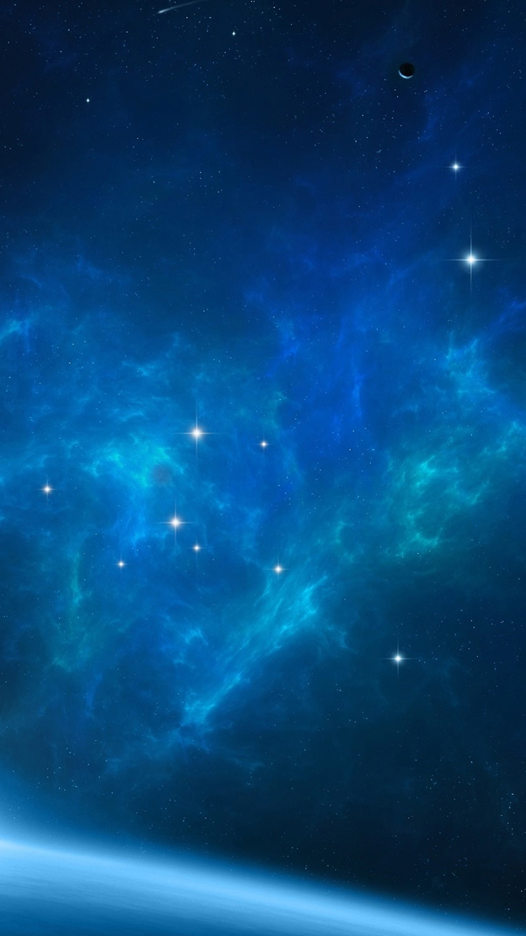 Blue Nebula Iphone Wallpaper - Fondos Hd De Samsung - HD Wallpaper 
