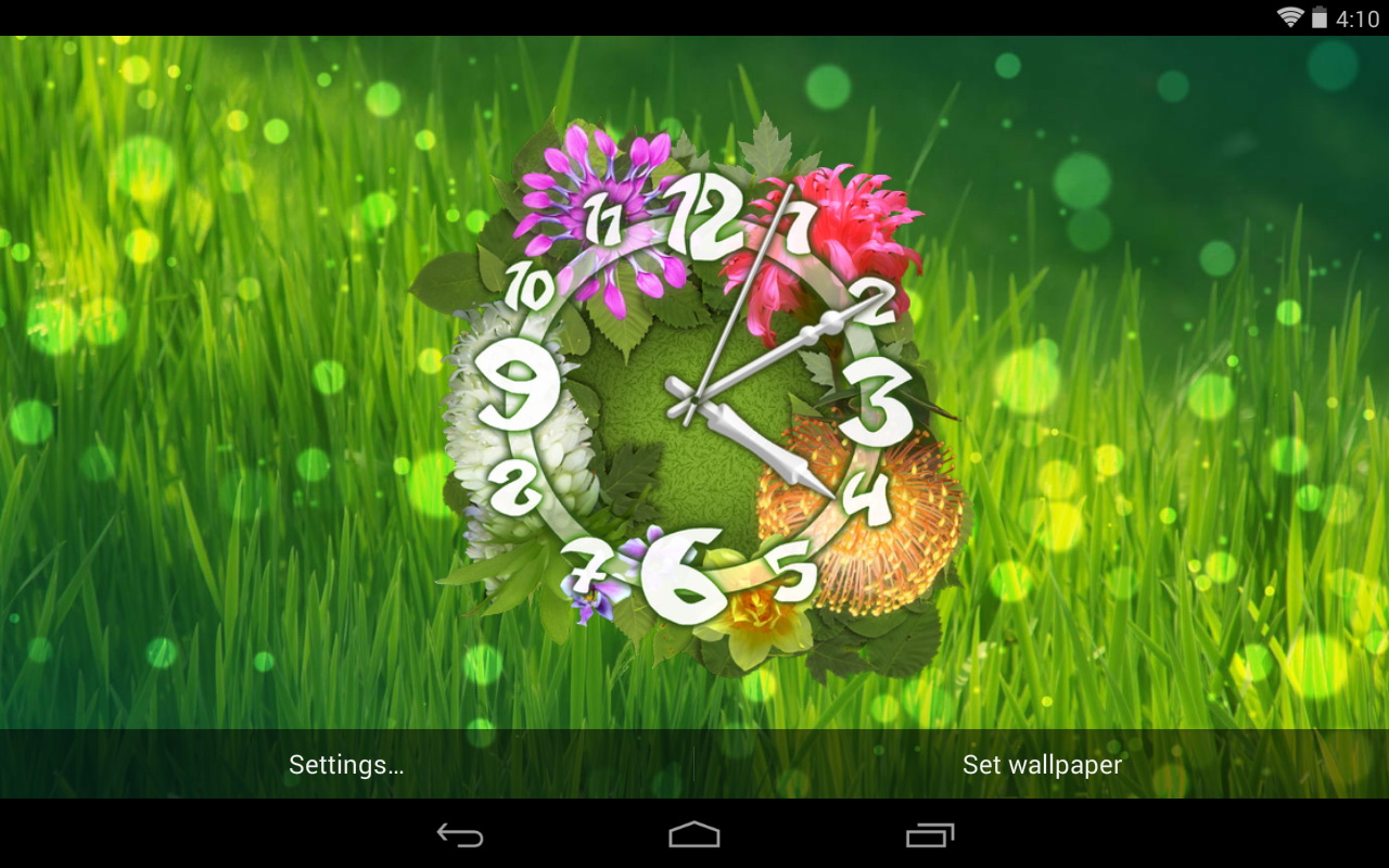 Flower Clock - Flower - HD Wallpaper 