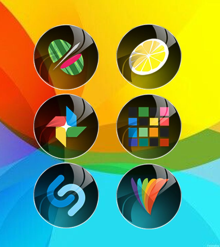 Icons Crystal Black Hd Pack - HD Wallpaper 