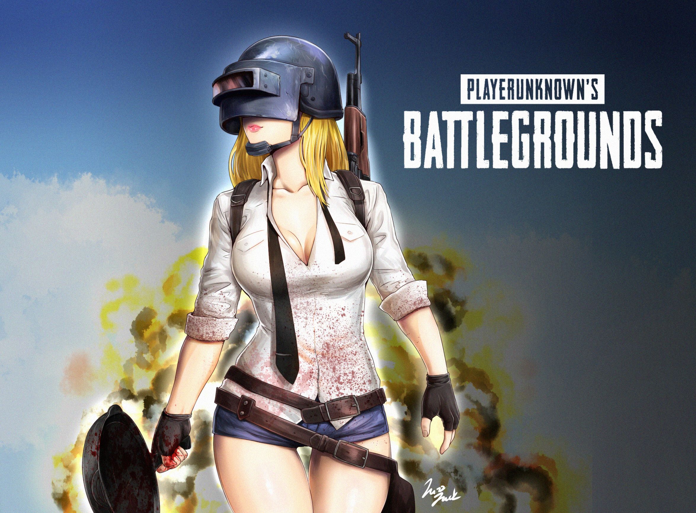 Pubg Anime Girl - HD Wallpaper 
