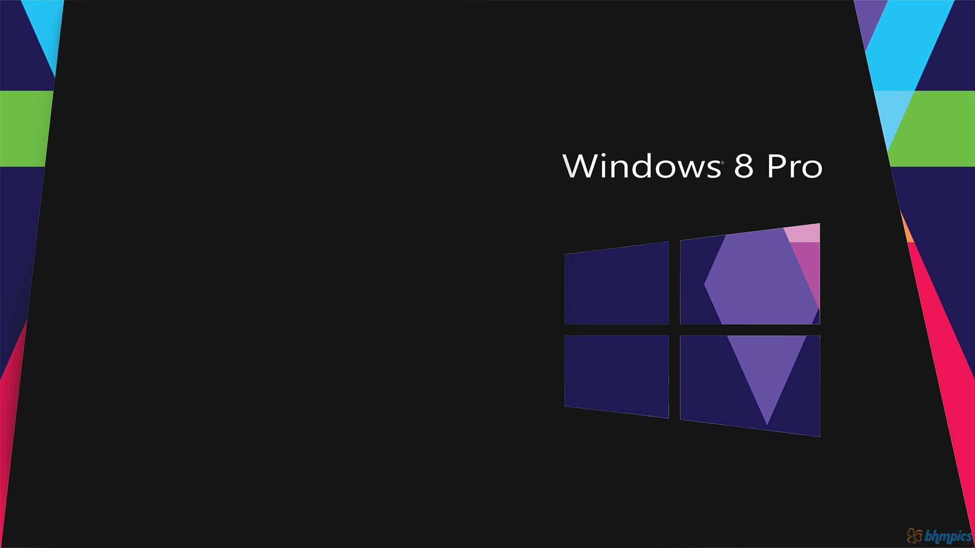 Windows On Black Hd Desktop Wallpaper - Windows 8.1 Pro Wallpaper Hd - HD Wallpaper 