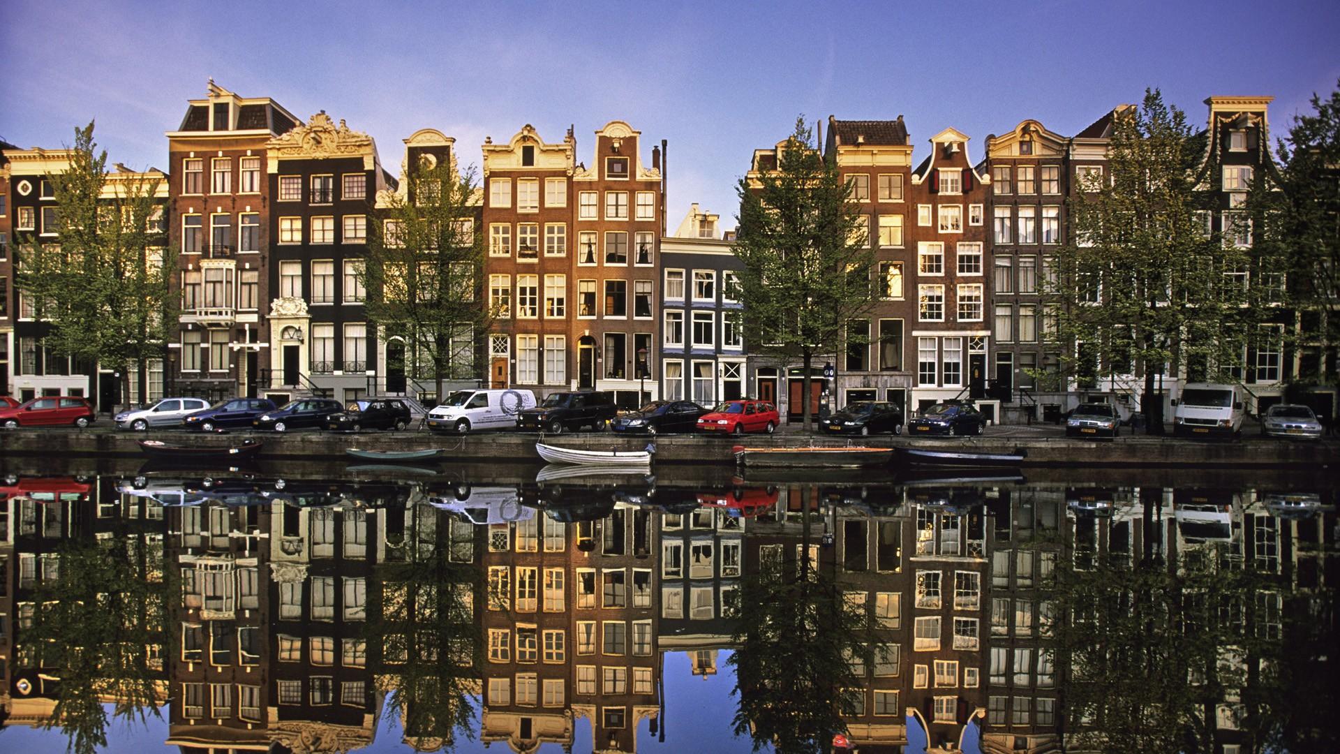 Amsterdam Hd Background - HD Wallpaper 