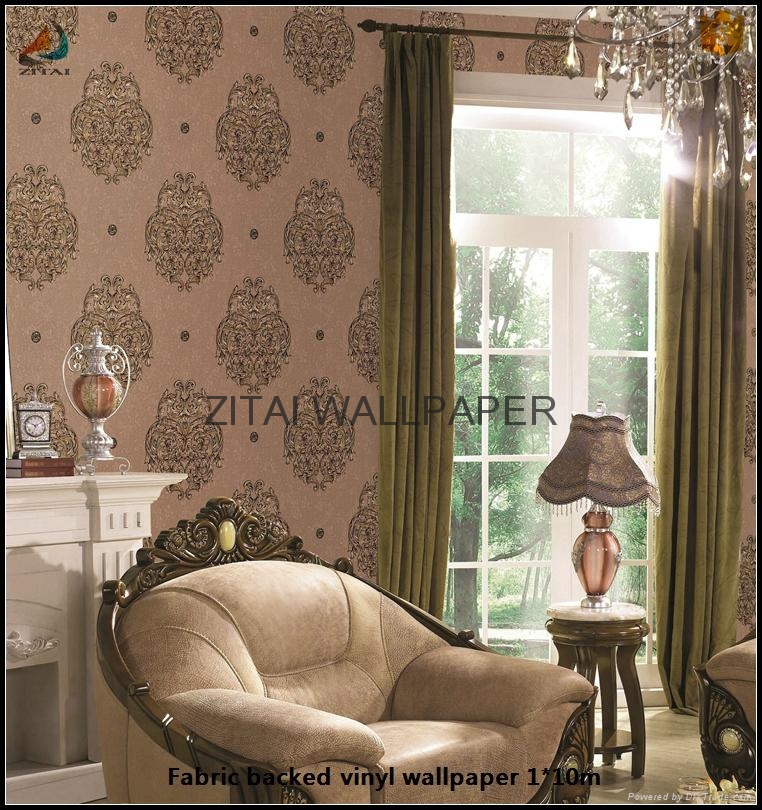 Italian Heavy Embossing Vinyl Coated Classic Wide Width - Room Vinyl Coated Fabric - HD Wallpaper 