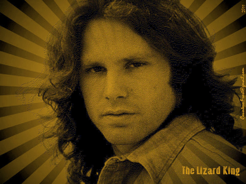 The Lizard King - Jim Morrison - HD Wallpaper 