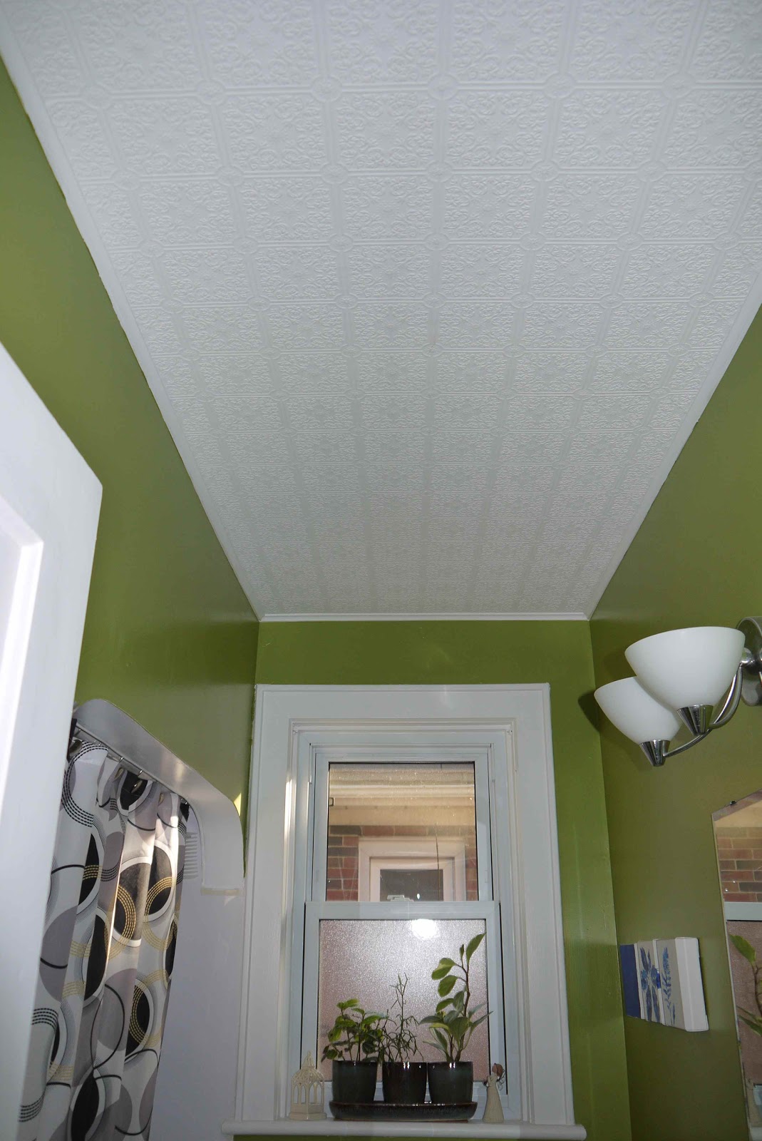 Ceiling Paint Designs Green - HD Wallpaper 