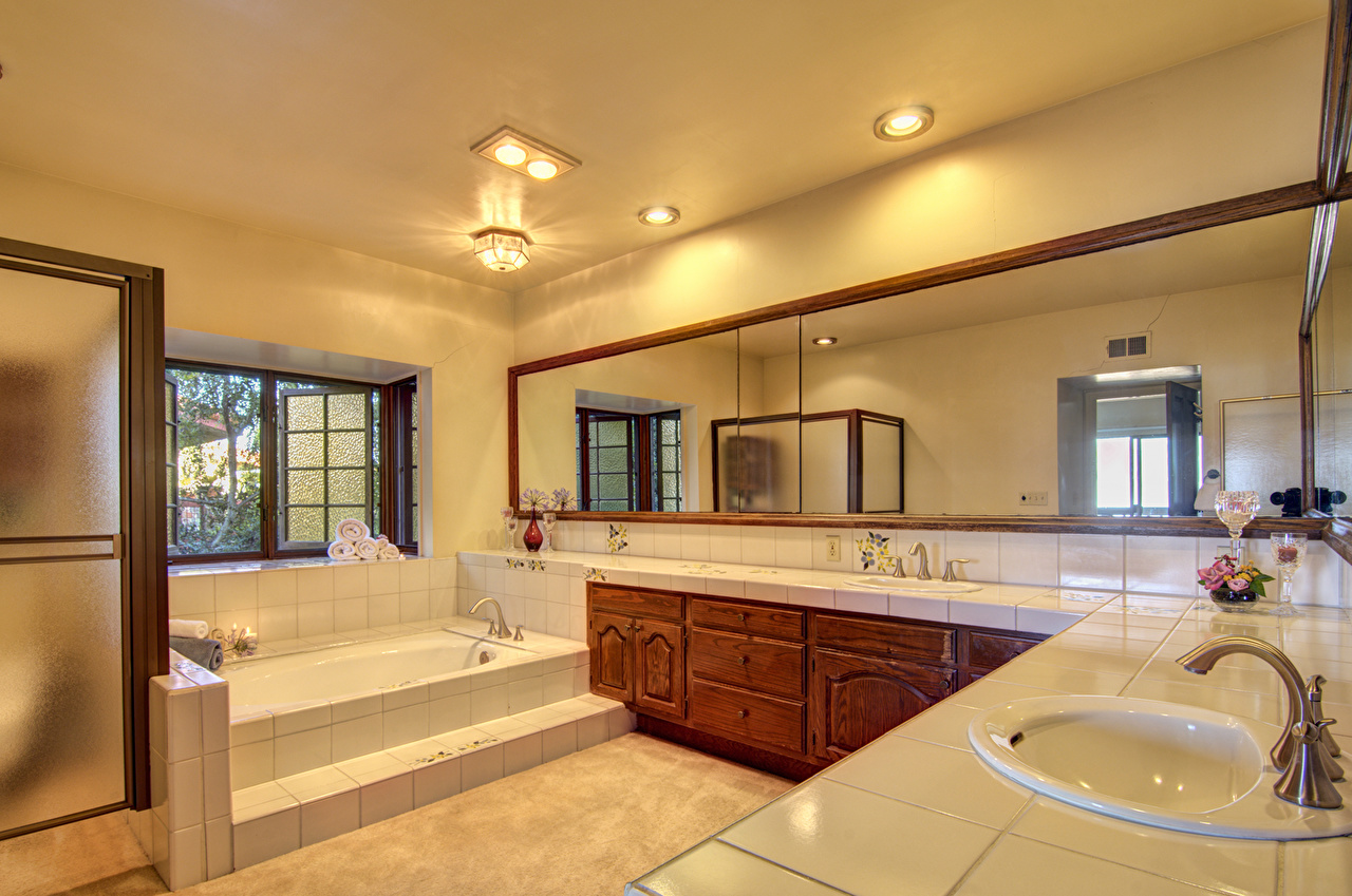 Bathroom - HD Wallpaper 