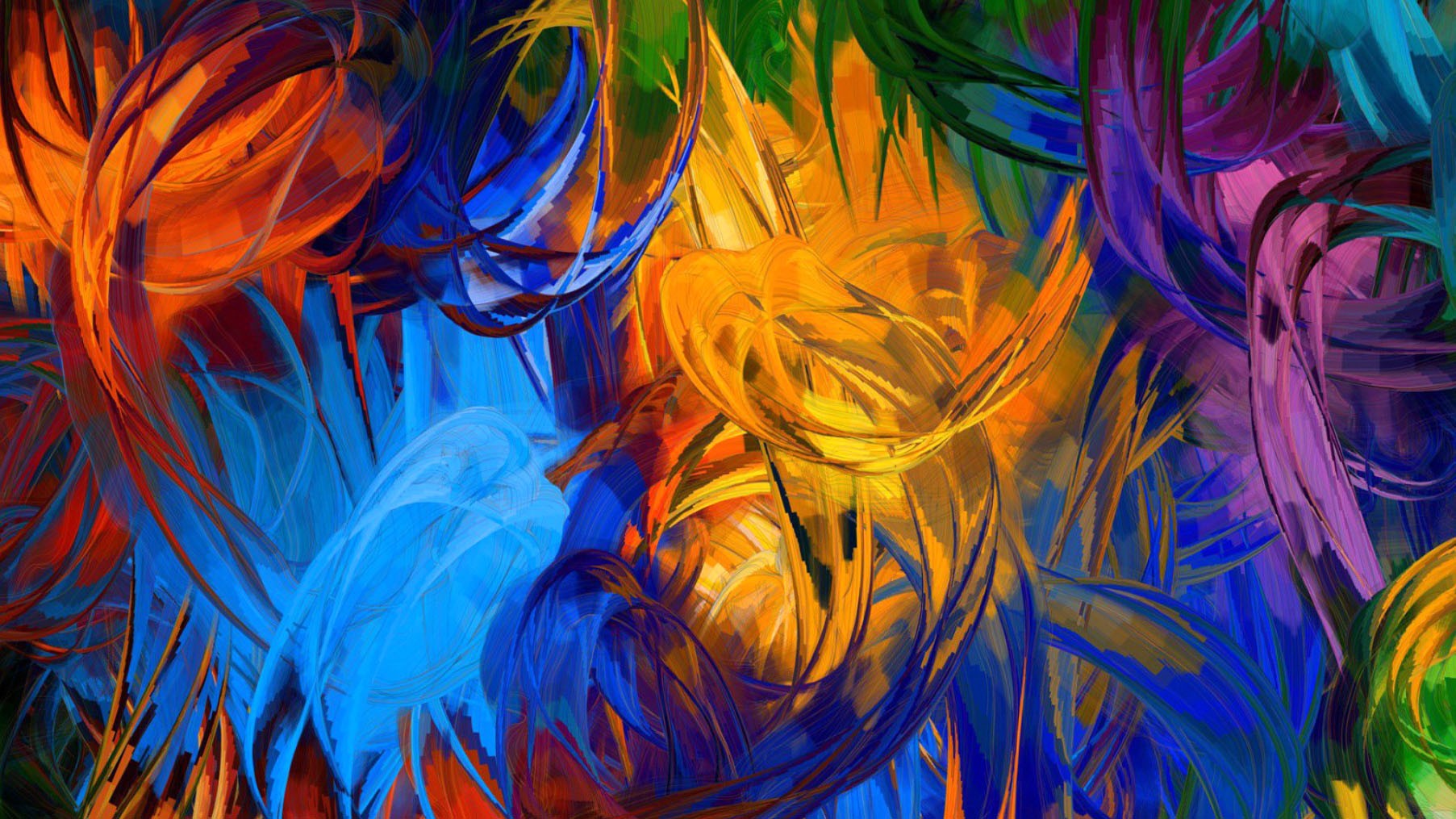 High Resolution Abstract Painting - HD Wallpaper 