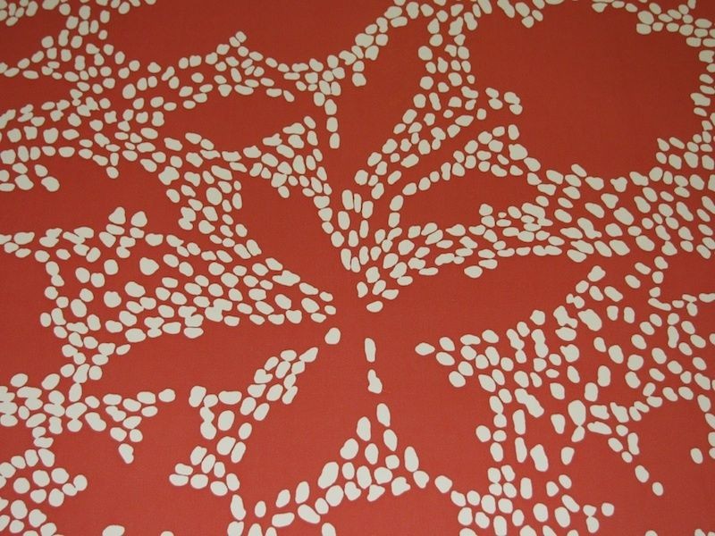 Brunschwig & Fils Red & White Wallpaper Printed In - Motif - HD Wallpaper 