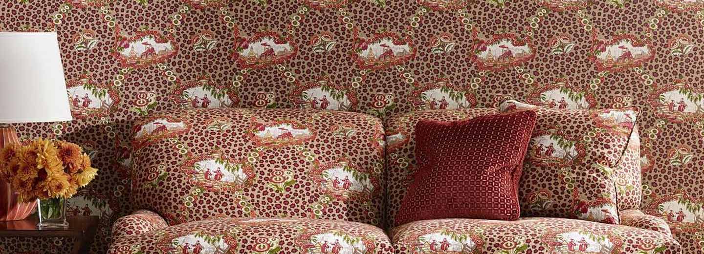 Brunschwig And Fils Wallpaper - Cushion - HD Wallpaper 