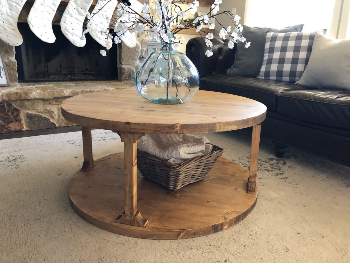 Diy Round Coffee Table - Diy Round Coffee Table Plans - HD Wallpaper 