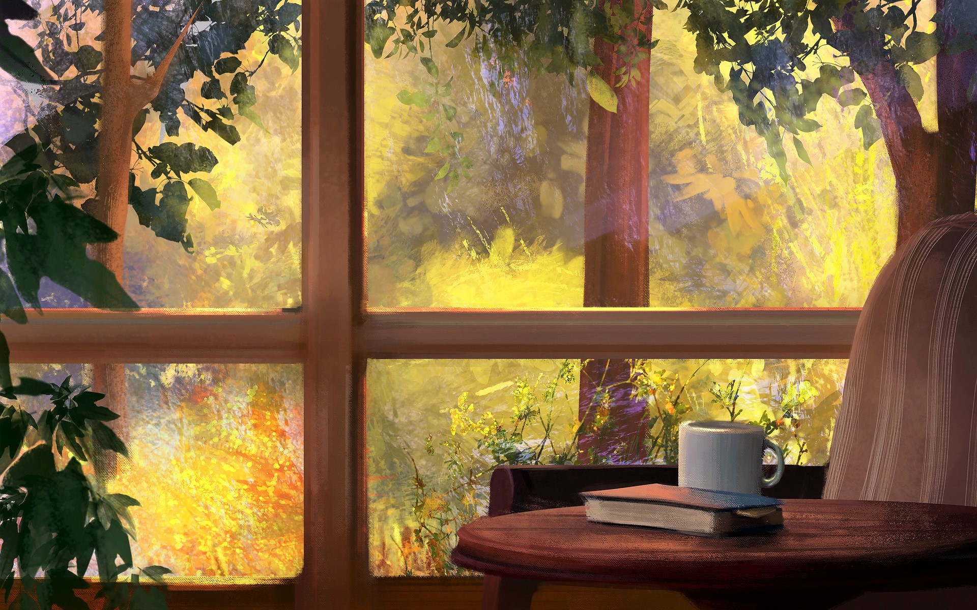 Окно В Сад Обои - 1920x1200 Wallpaper - teahub.io