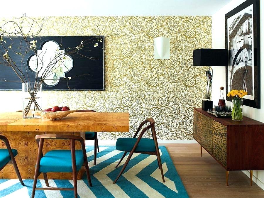 Dining Room Wallpaper Accent Wall - HD Wallpaper 