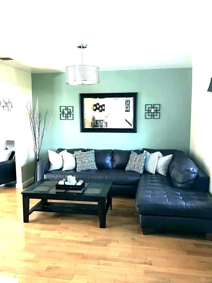 Gray Room With Blue Accent Wall Blue Accent Wall Blue 736x981