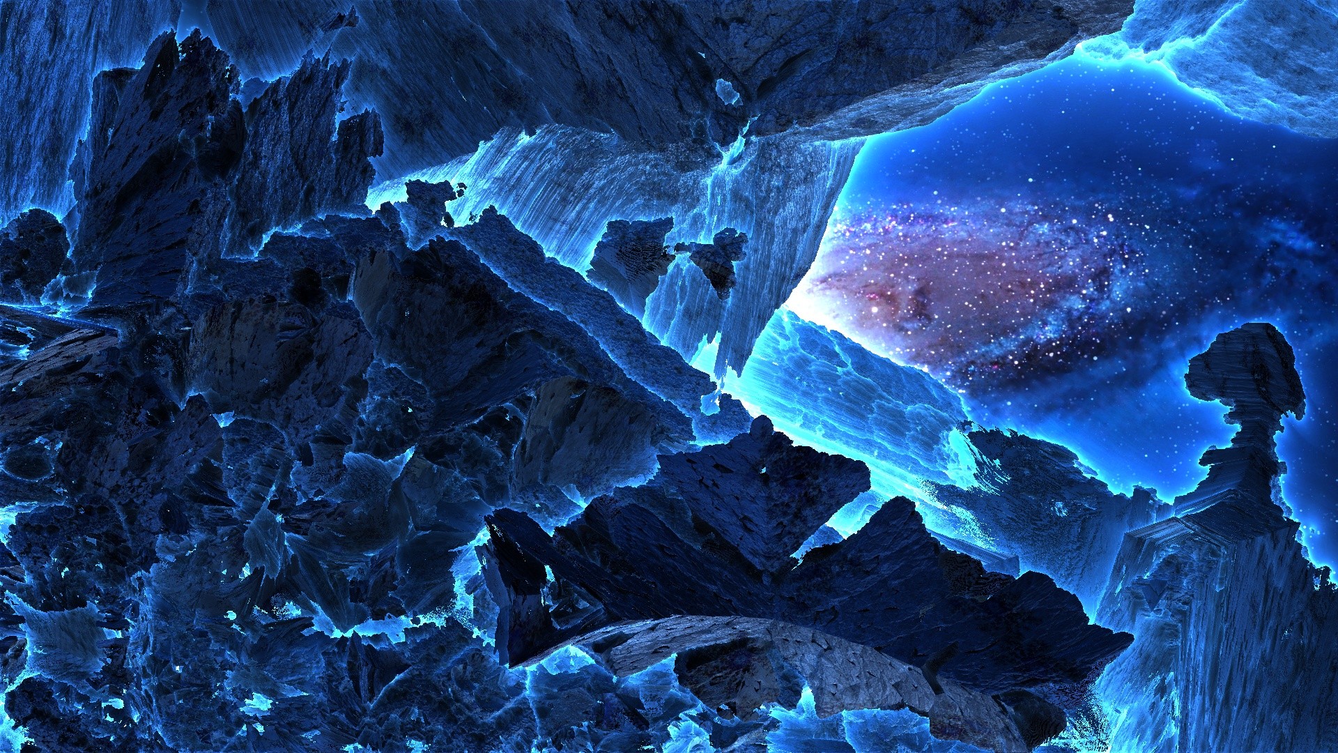 Ice Cave Wallpaper 
 Data Src Ice Cave Wallpaper Computer - Chuwi Lapbook Plus 15.6 - HD Wallpaper 