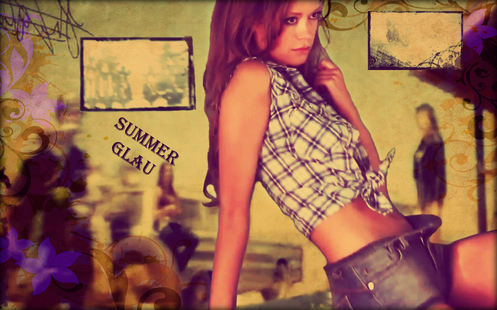 Summer Glau Fhm Biker - Summer Glau Photoshoot Fhm - HD Wallpaper 