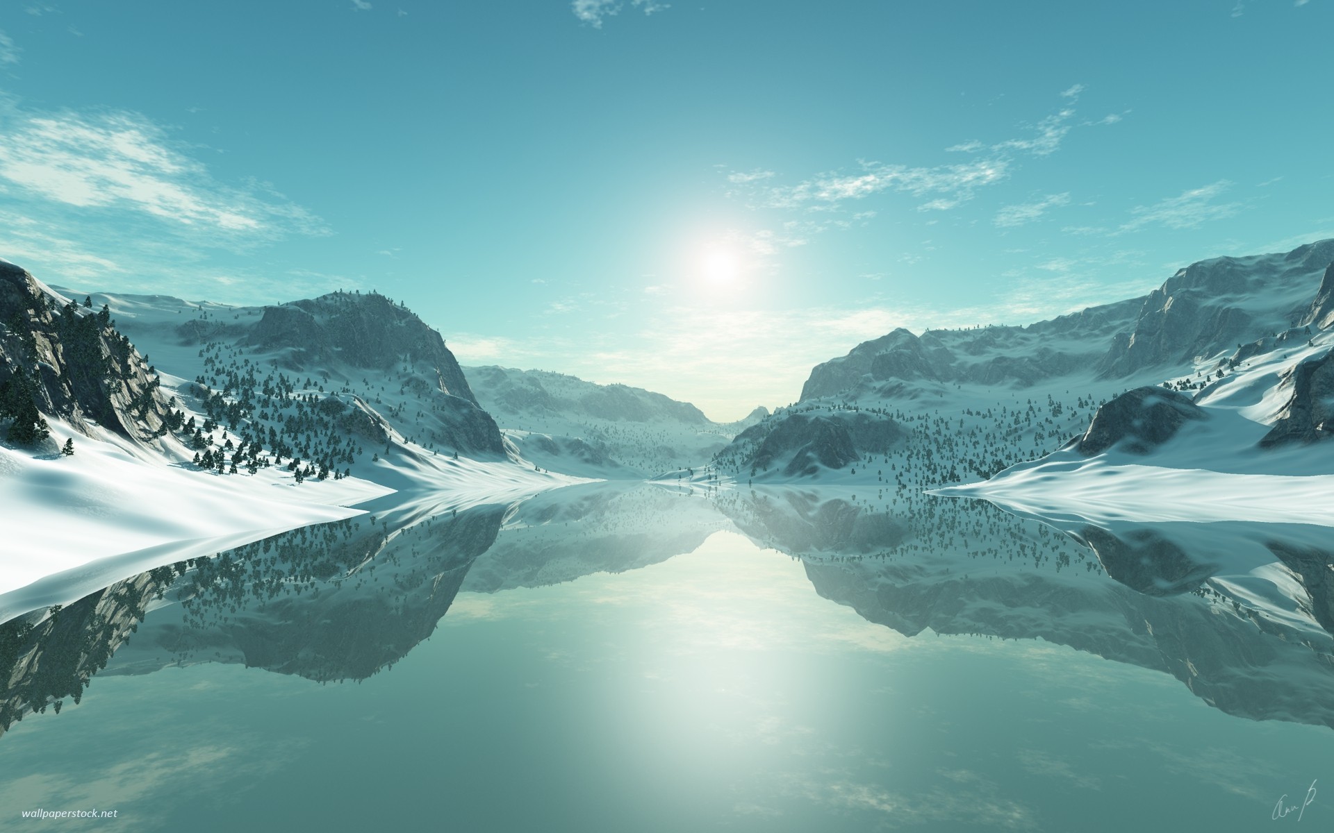 Icy Landscapes - HD Wallpaper 