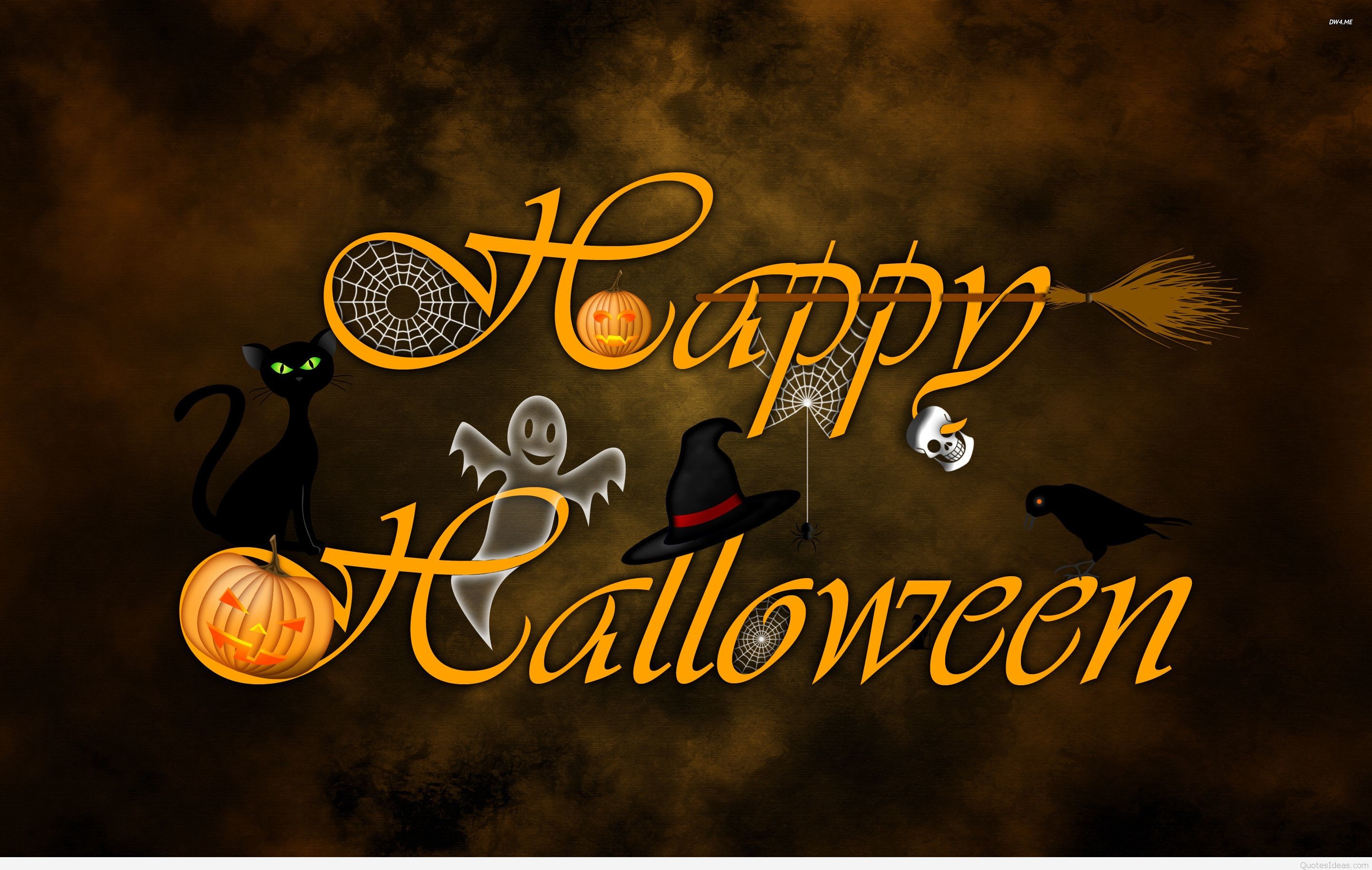 Happy Halloween Wallpapers Hd Data Src Popular Cute - Trick Or Treat Happy  Halloween - 2880x1827 Wallpaper 