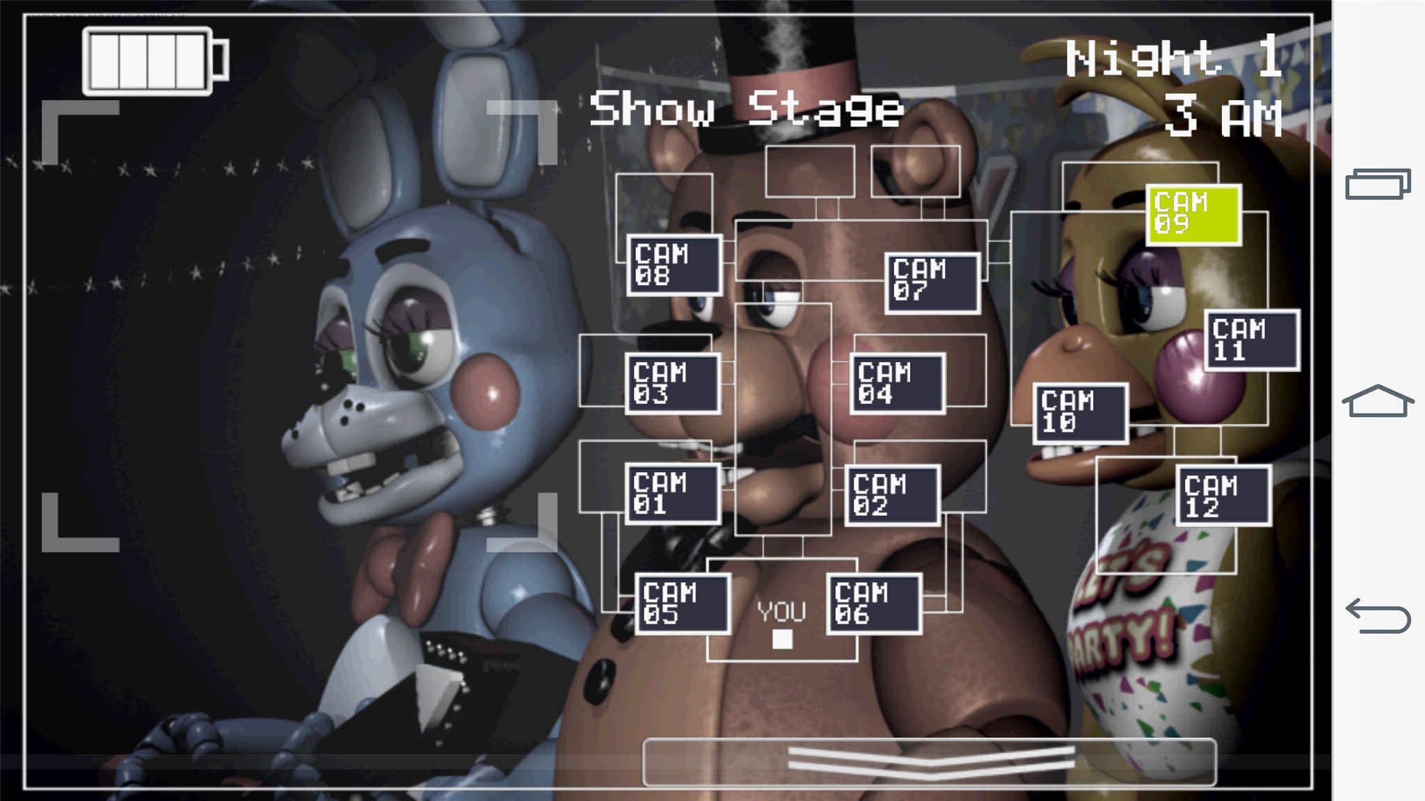 Five Nights At Freddy S - Toy Bonnie On Stage - HD Wallpaper 