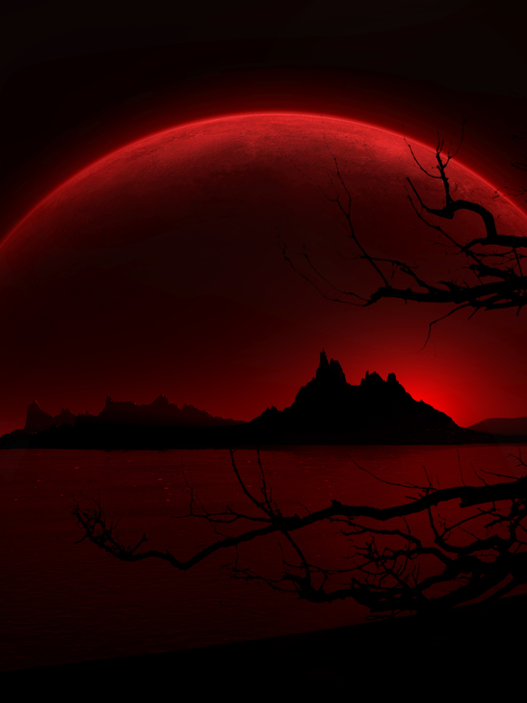 Dark Red - HD Wallpaper 