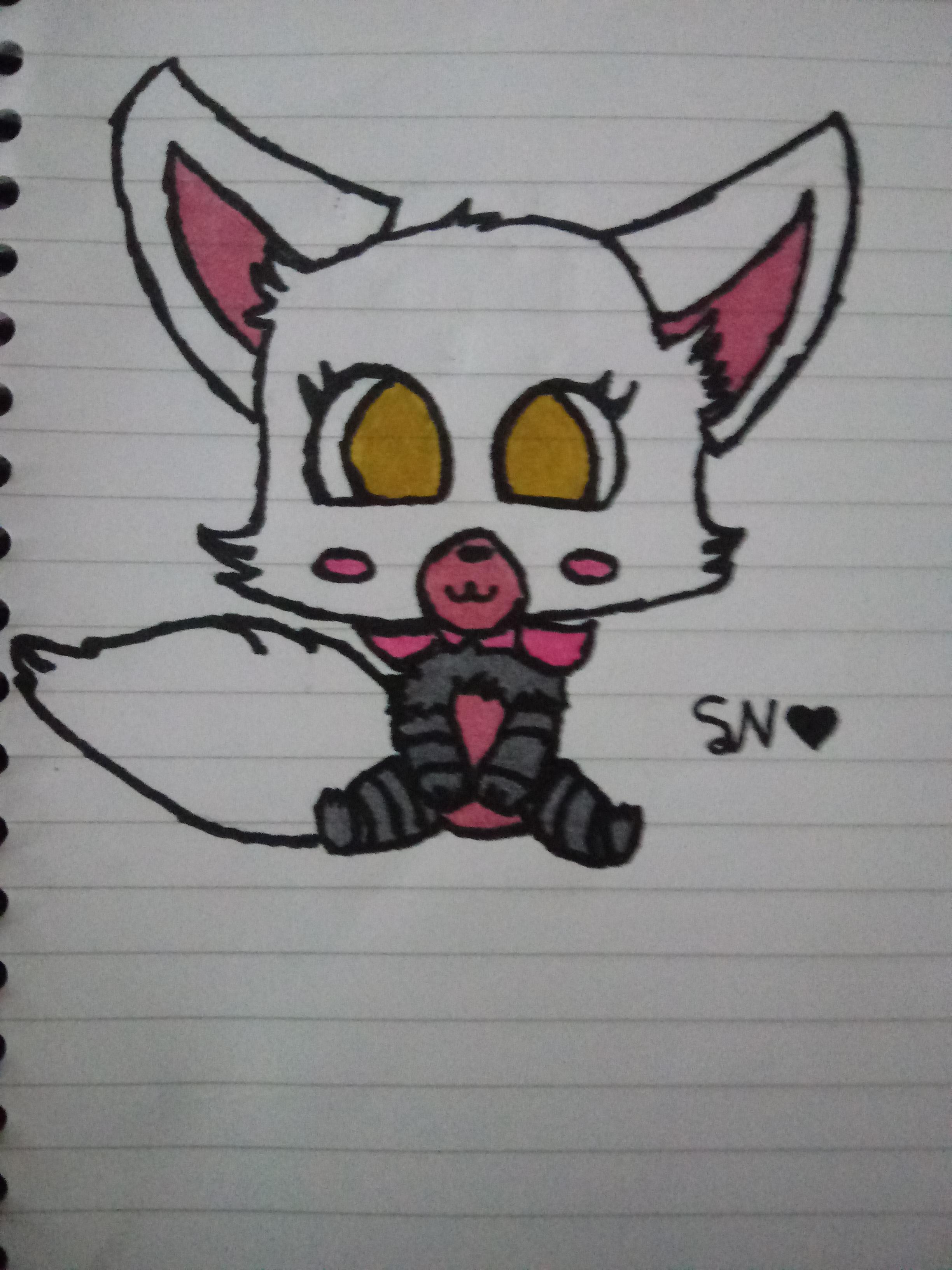 Cute Kawaii Fnaf Mangle - HD Wallpaper 