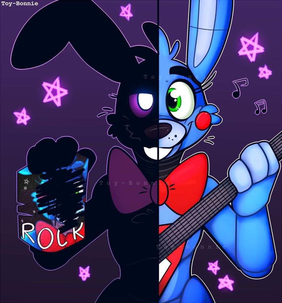 Toy Bonnie And Shadow Bonnie - HD Wallpaper 