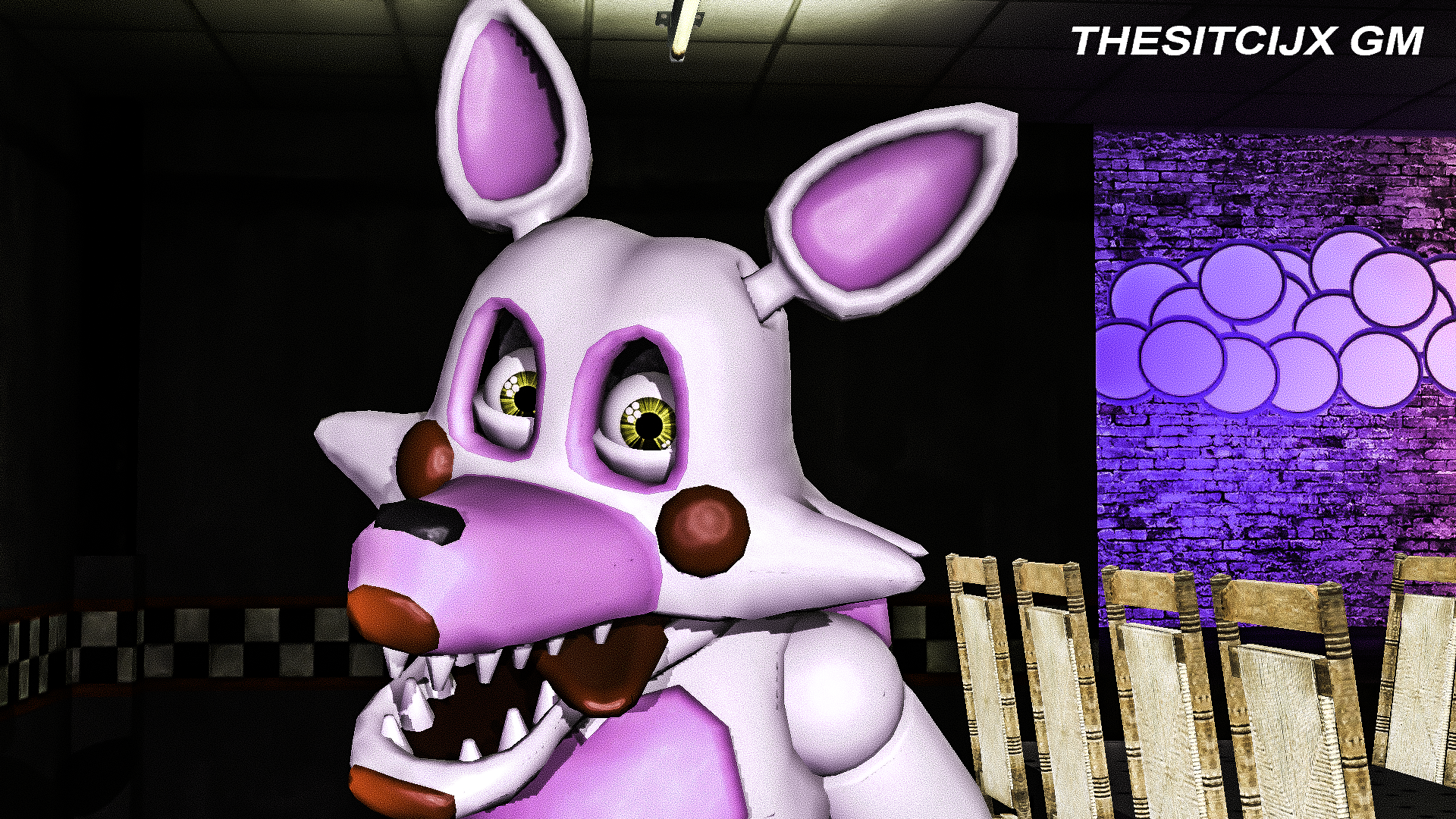 Sfm Fnaf Mangle Par Thesitcixd D9dlddv - Five Nights At Freddy's - HD Wallpaper 