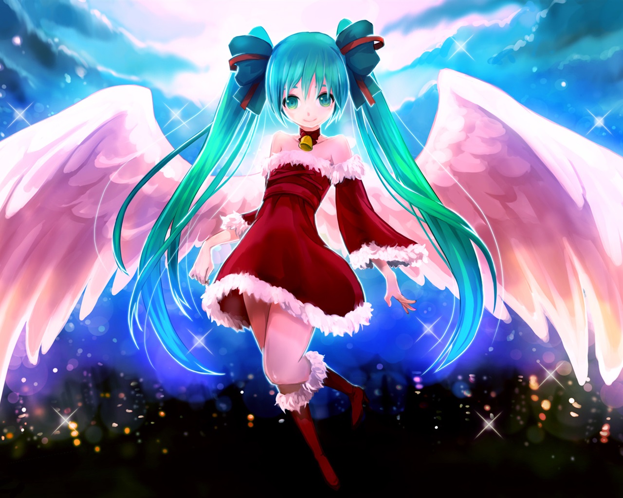 Imagenes De Hatsune Miku De Navidad - HD Wallpaper 