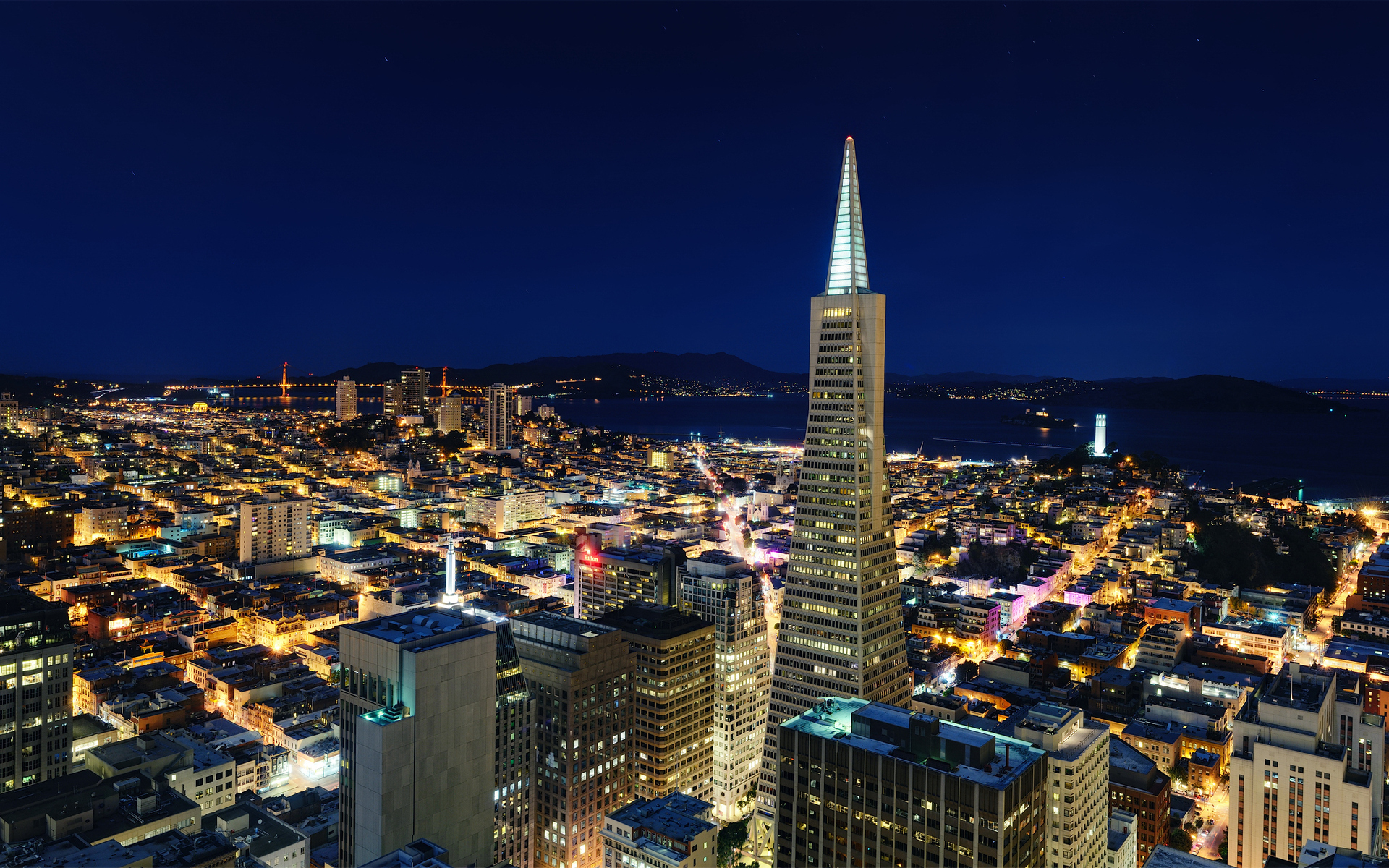 San Francisco Nightlife - San Jose City Night - HD Wallpaper 