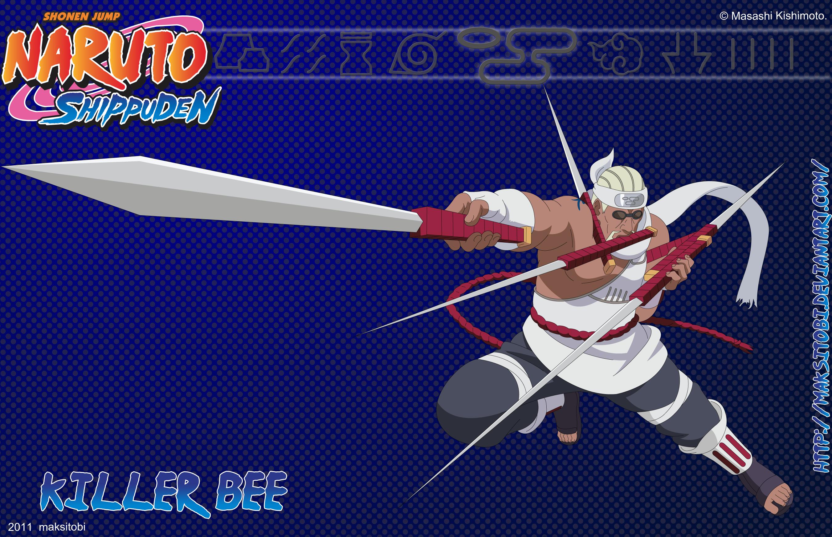 Naruto Killer Bee Weapon - HD Wallpaper 