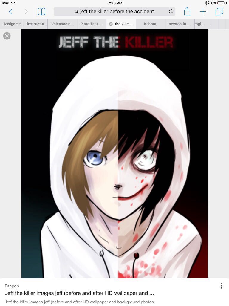 Jeff The Killer Anime - HD Wallpaper 