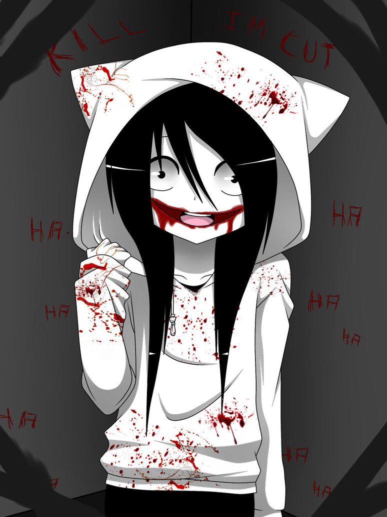 Cute Jeff The Killer Wallpaper-mrs4igs - Girl Jeff The Killer - HD Wallpaper 