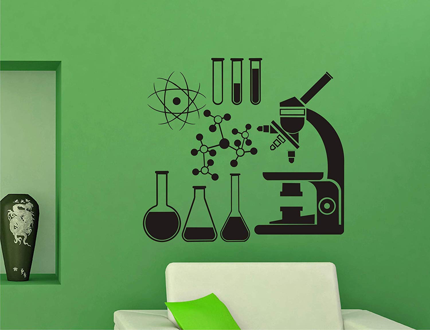 Chemistry Images Black And White - HD Wallpaper 