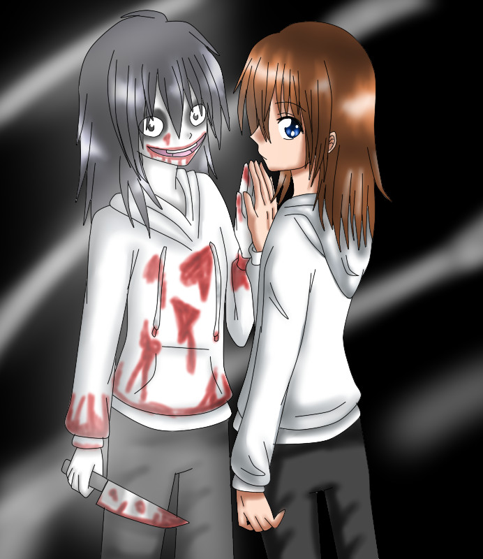 Jeff The Killer Before - Jeff X Sofia The Killer - HD Wallpaper 