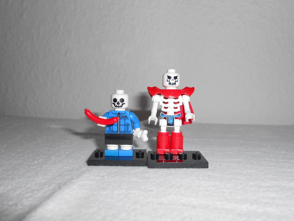 Lego Sans And Papyrus - HD Wallpaper 