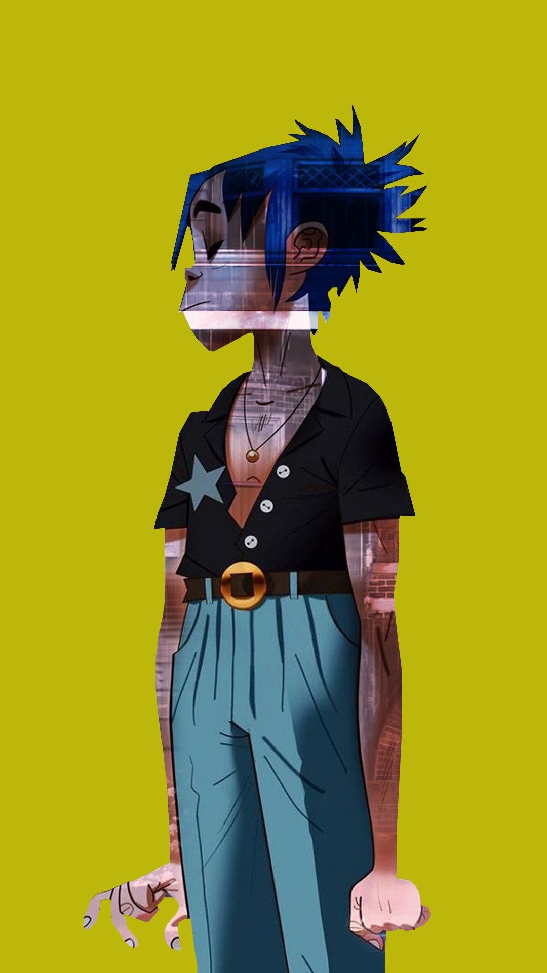 2d Phone Wallpaper 
 Data Src Gorgerous Gorillaz Backgrounds - 2d Wallpaper Gorillaz - HD Wallpaper 