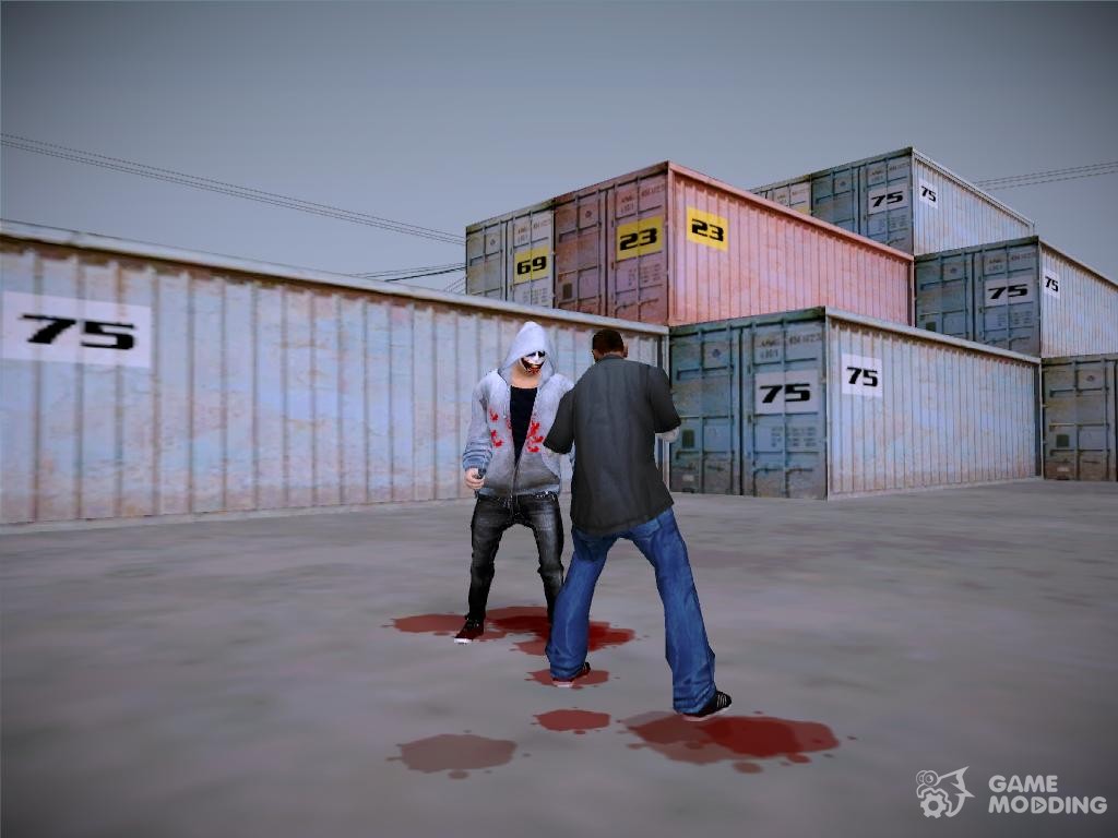 Jeff The Killer Creepy Cleo Mod For Gta San Andreas - Facade - HD Wallpaper 