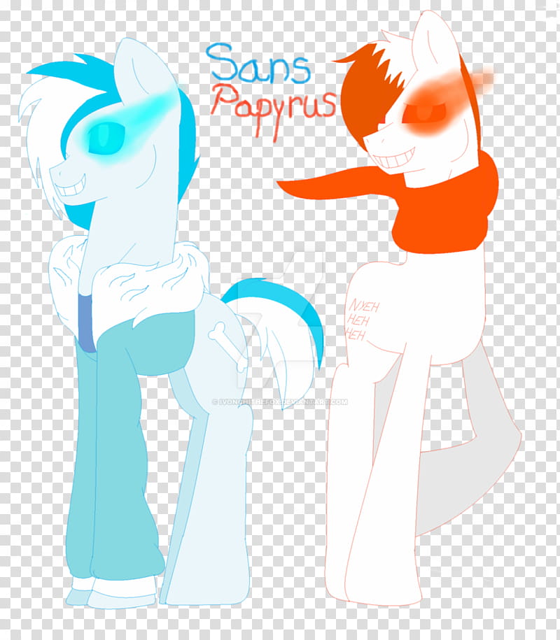 Mlp Sans And Papyrus Transparent Background Png Clipart - HD Wallpaper 