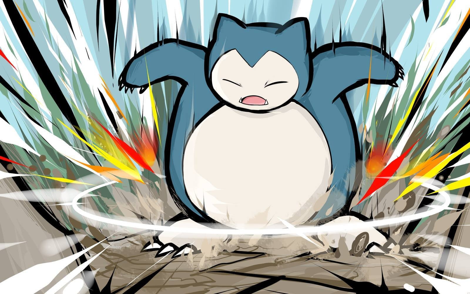 Snorlax Fan Art - HD Wallpaper 
