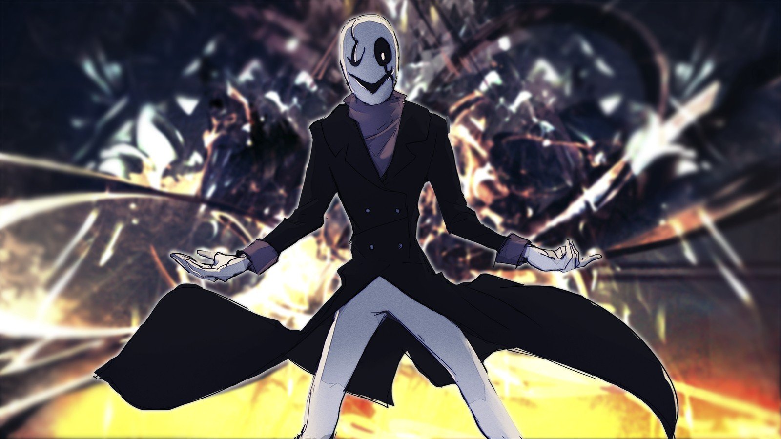 Undertale Wallpaper Gaster - HD Wallpaper 