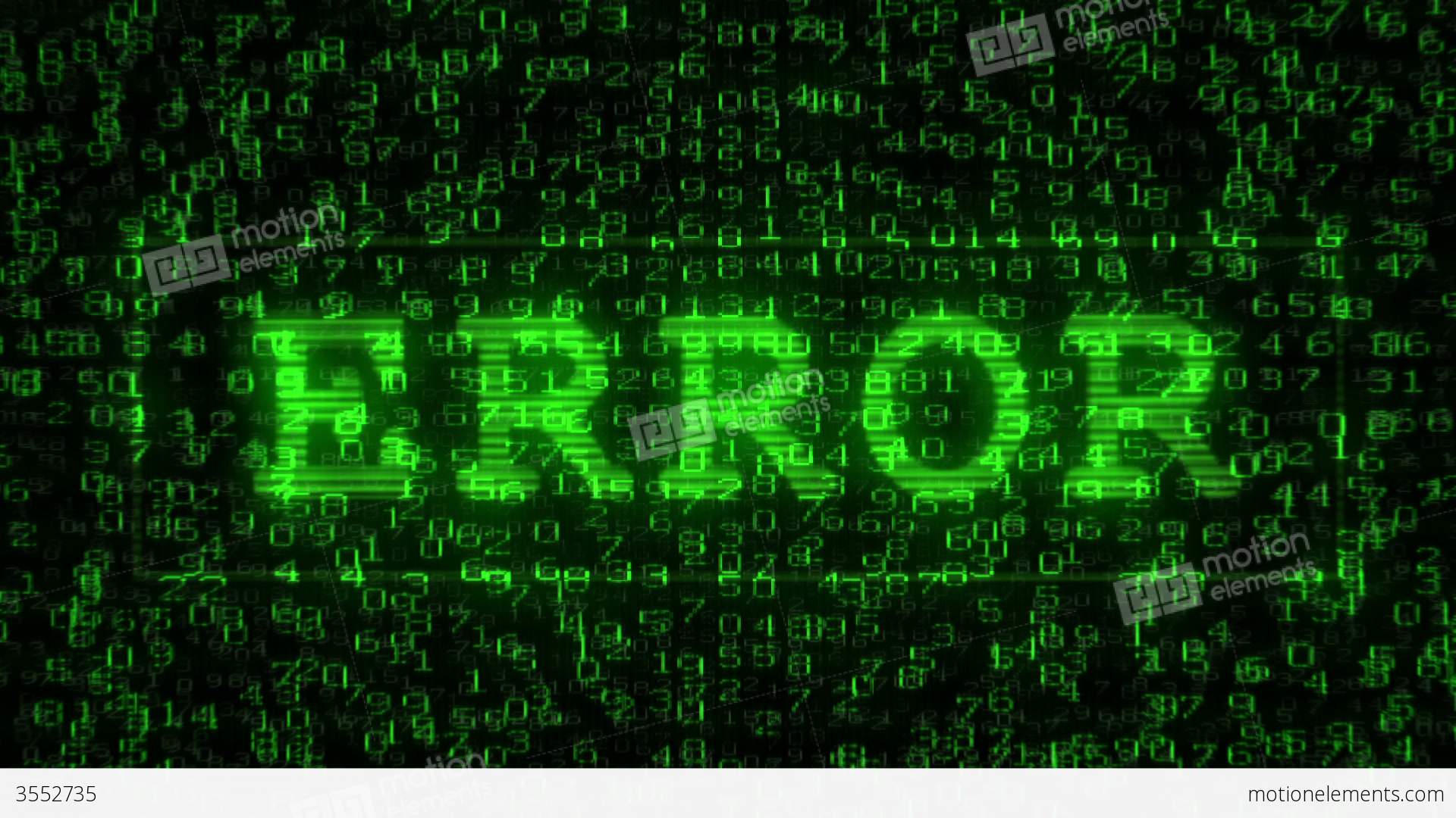 Matrix Error - HD Wallpaper 