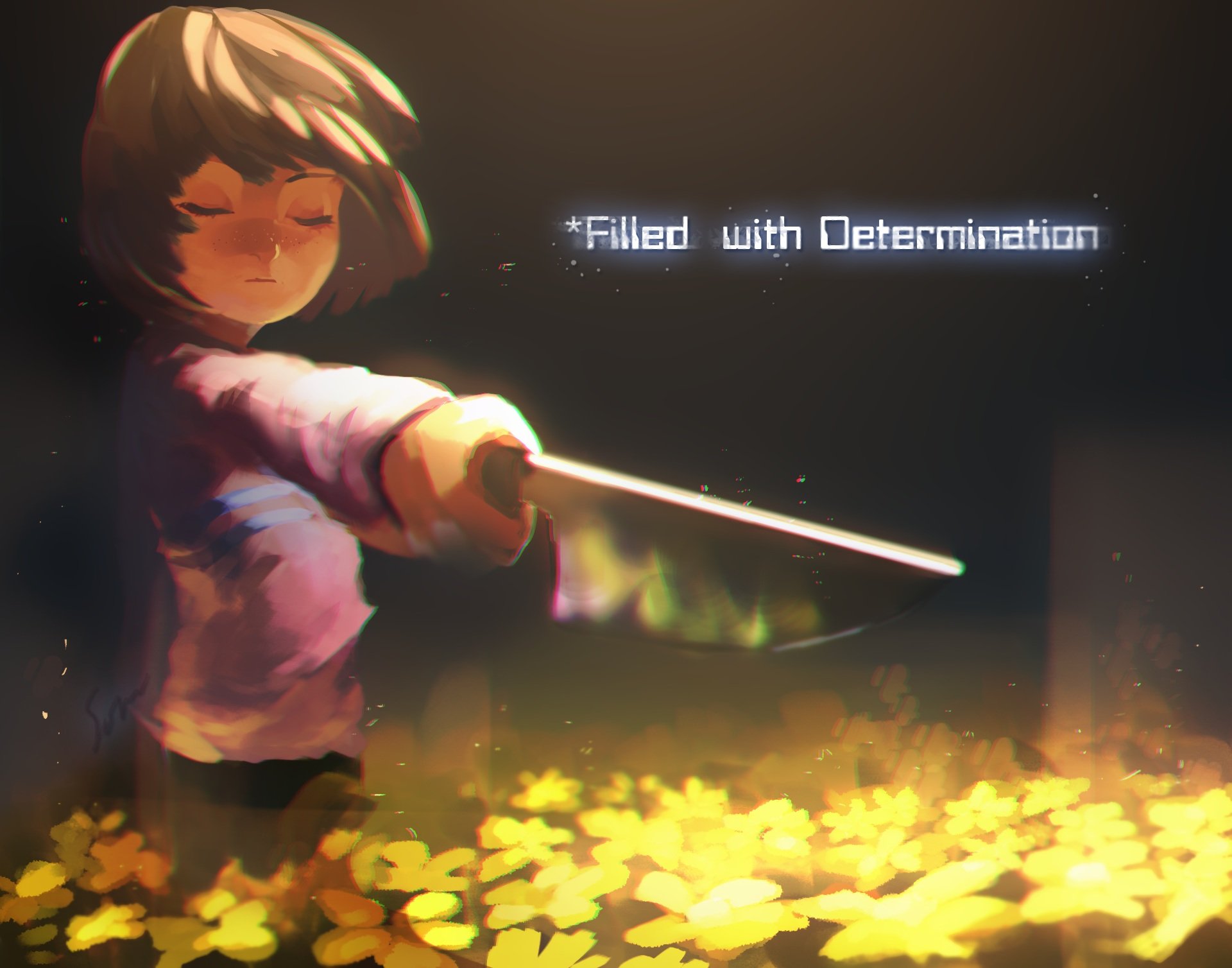 Undertale Wallpaper Frisk - HD Wallpaper 