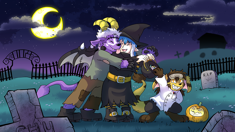 October 2015 Patreon Wallpaper Preview - Cartoon - HD Wallpaper 