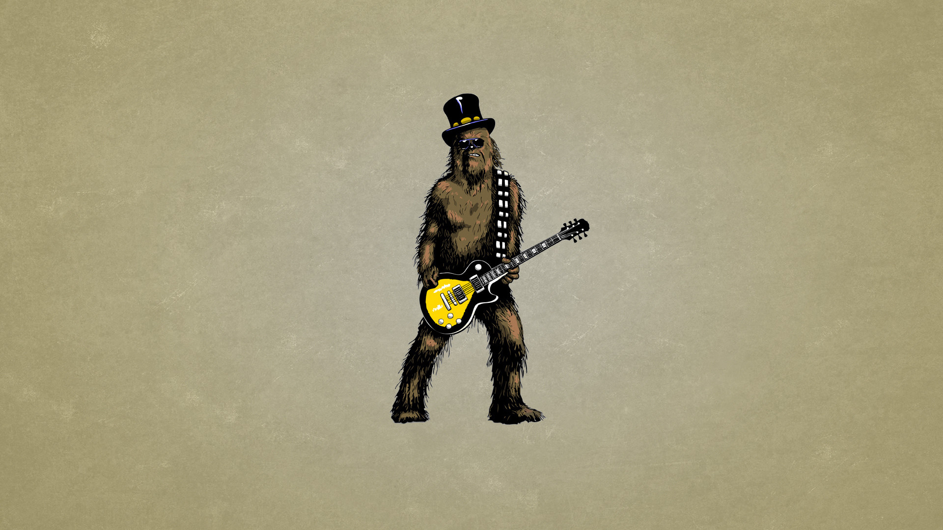 1920x1080, Chewey, Chewbacca, Star Wars, Chu, Star - Star Wars Guitar - HD Wallpaper 