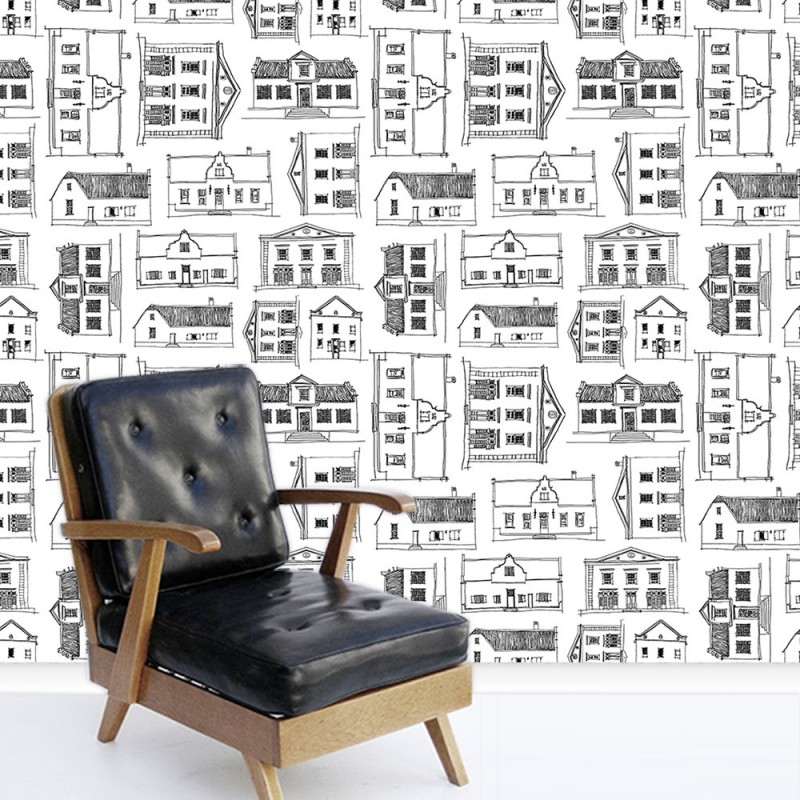 /840 2405 Thickbox/cape Dutch Houses Wallpaper - Houses In Wallpaper Design - HD Wallpaper 