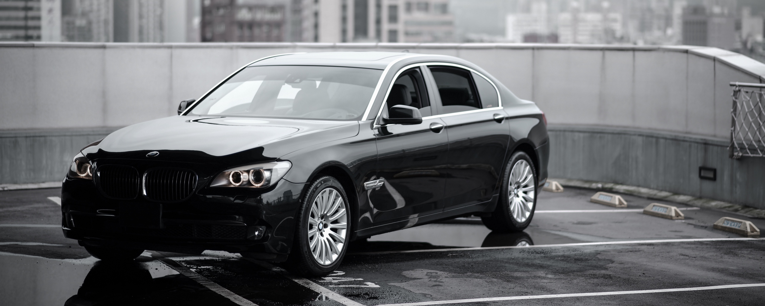 Wallpaper Bmw 7, Bmw, Black, Sedan, Executive Class, - Bmw 7 Wallpapers Iphone - HD Wallpaper 