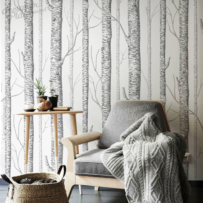 Birch Tree Peel And Stick - HD Wallpaper 