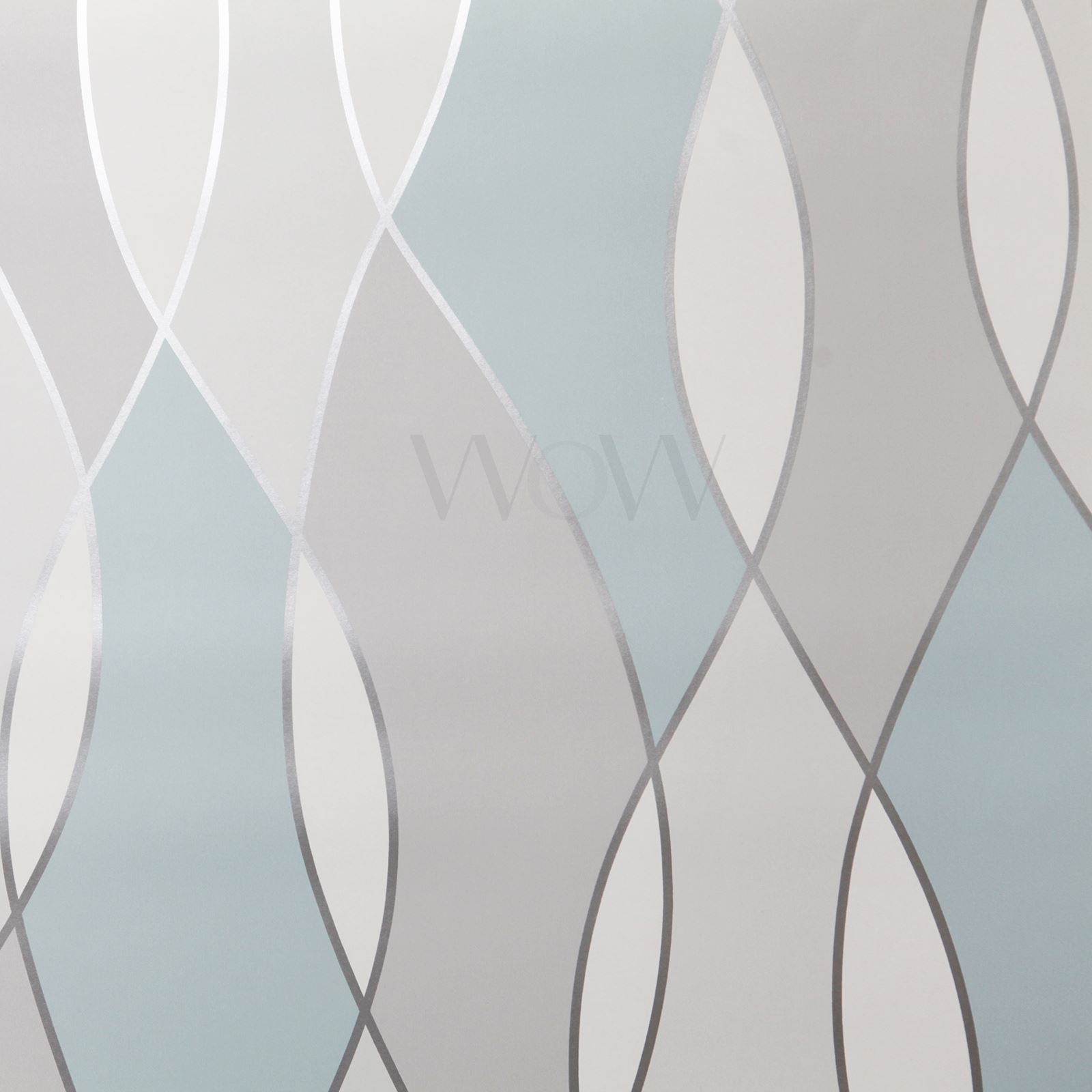 Fine Decor Apex Wave Geometric Wallpaper Metallic Rose - Wallpaper - HD Wallpaper 