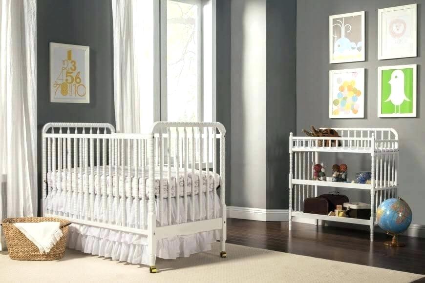 jenny lind crib fog grey