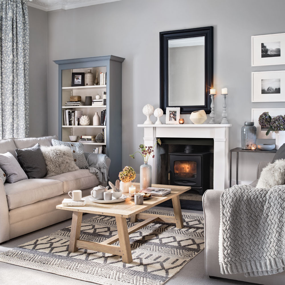 New Grey Living Room Design Idea Ideal Home 7 Introduce - Pale Grey Living Room - HD Wallpaper 